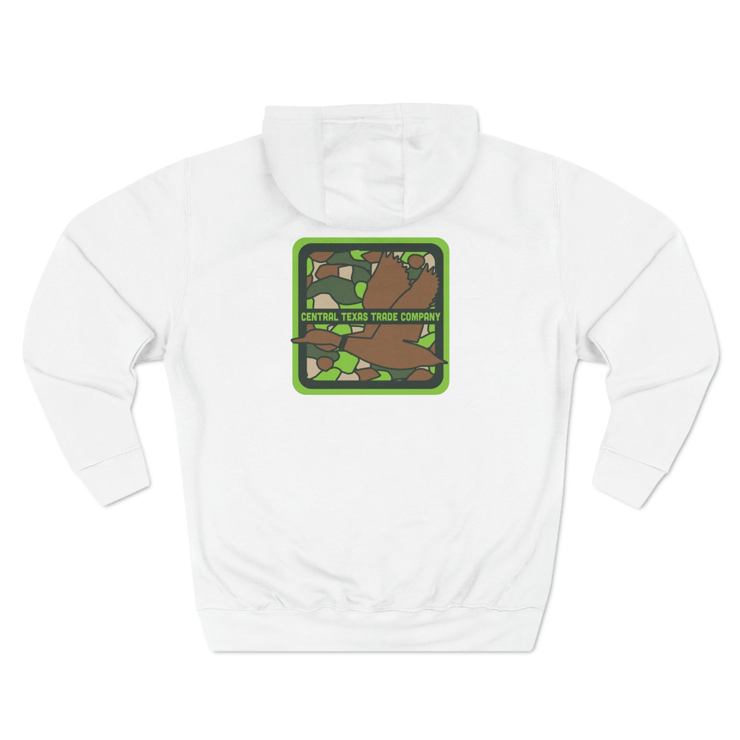 Retro Duck Camo Hoodie - Green