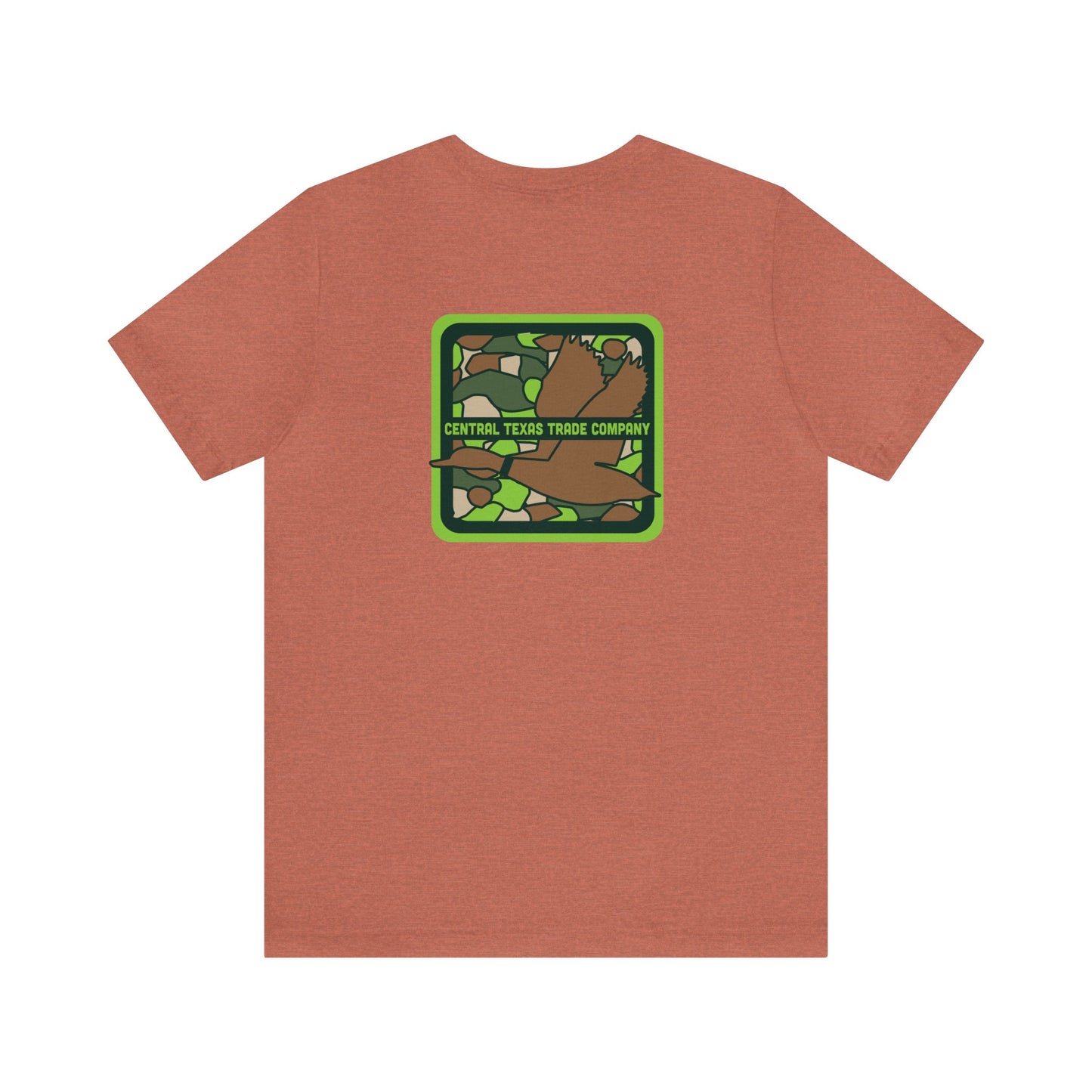 Dark Green Duck Camo Short Sleeve Tee