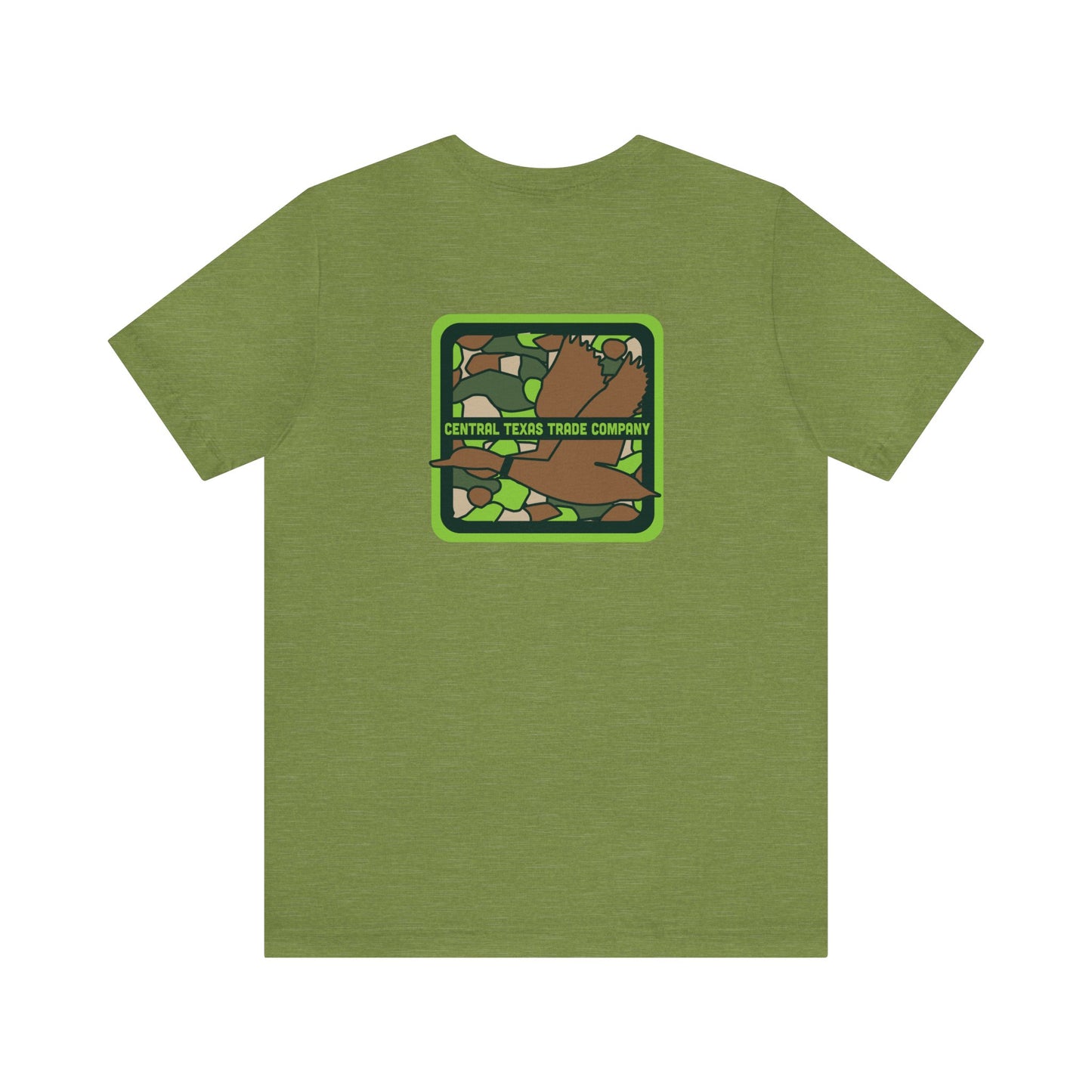 Dark Green Duck Camo Short Sleeve Tee