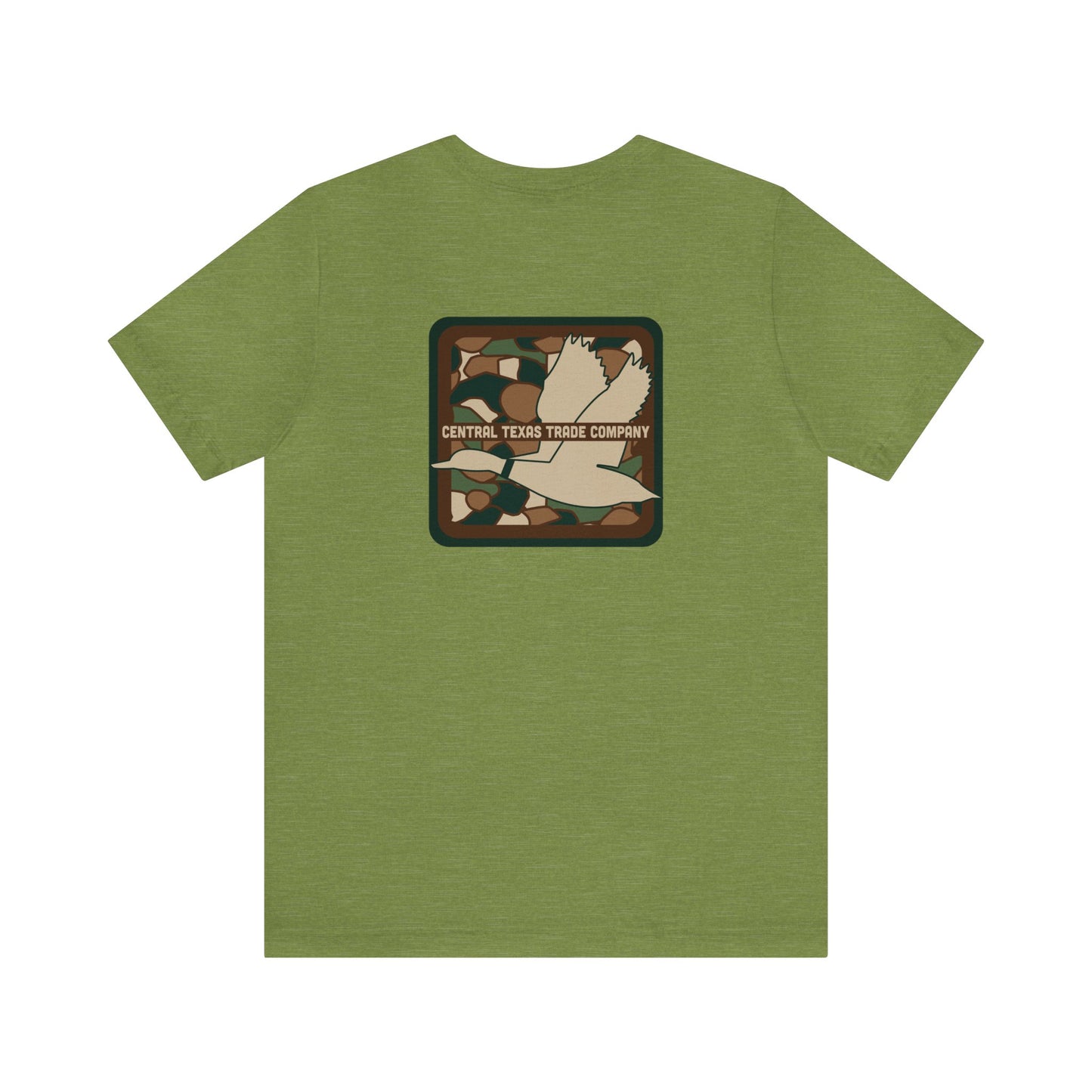 Retro Brown Duck Camo Short Sleeve