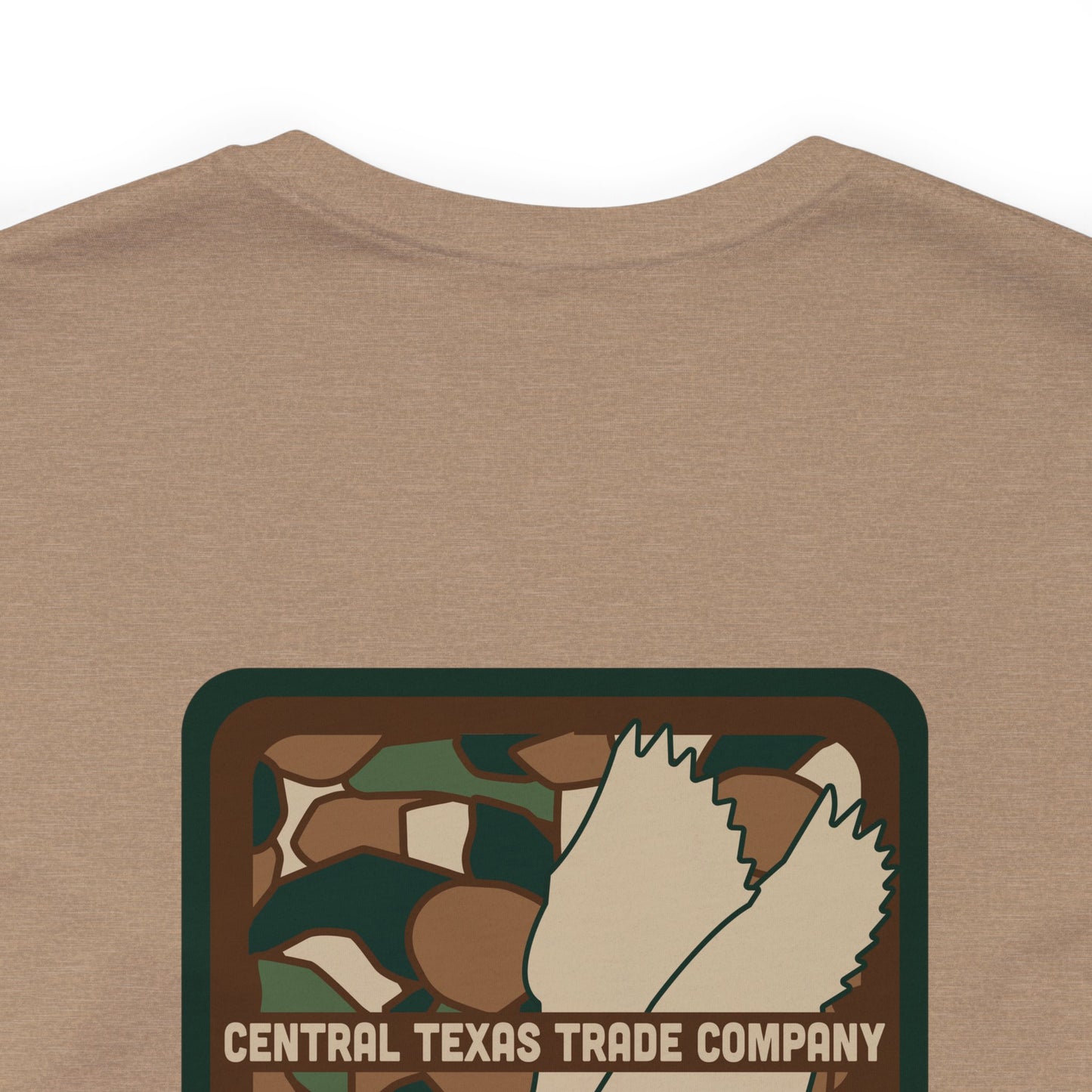 Retro Brown Duck Camo Short Sleeve