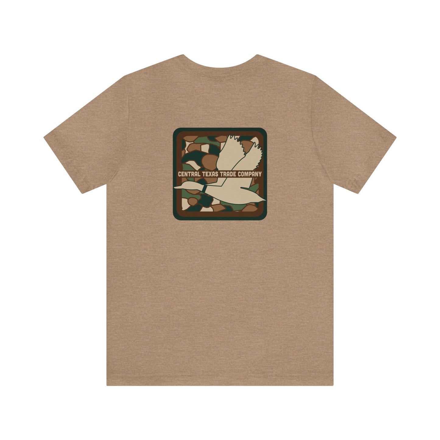 Retro Brown Duck Camo Short Sleeve