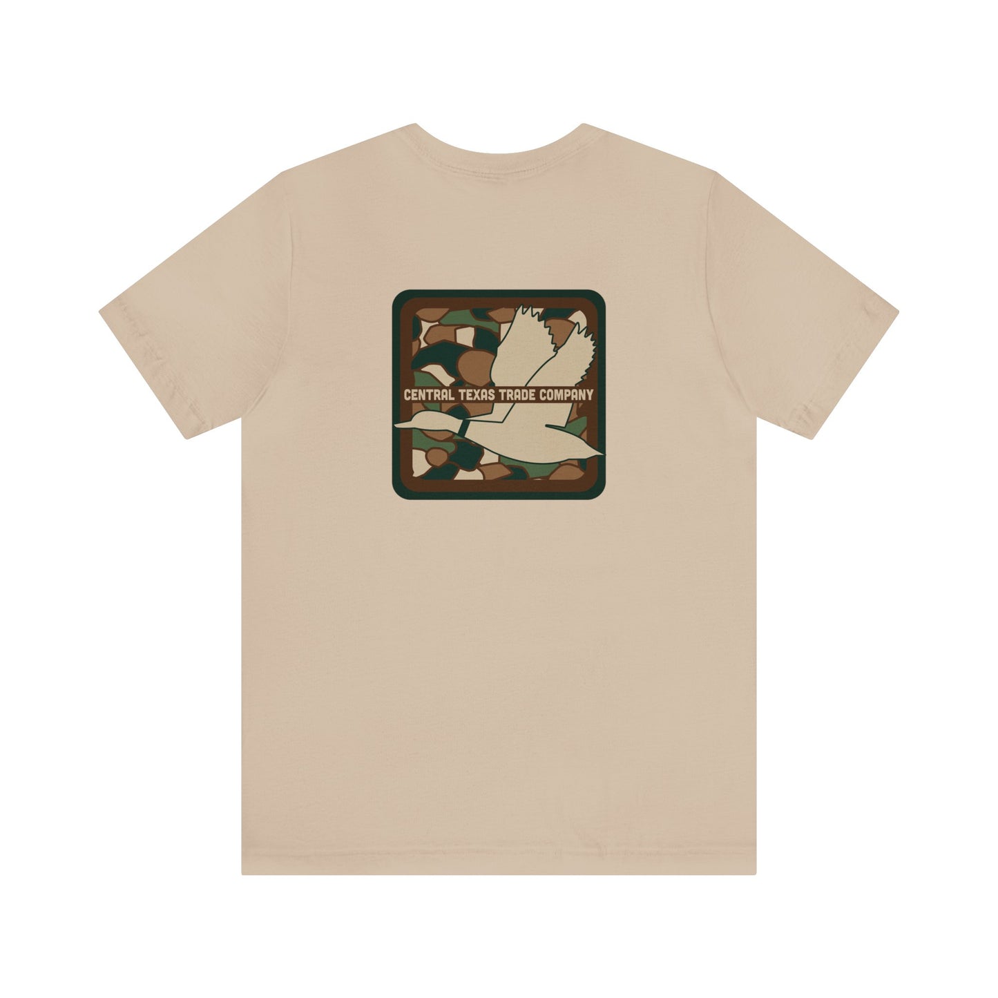 Retro Brown Duck Camo Short Sleeve